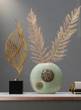 新中式客厅6DRbQnQb电视柜花现装瓶档高玄关饰家居代轻奢摆件