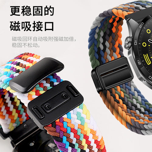 适用于Garmin佳明手表表带Forerunner965/955/945/935编织磁吸扣Fenix8/E腕带x7pro运动x6s男女instinct2配件 - 图3