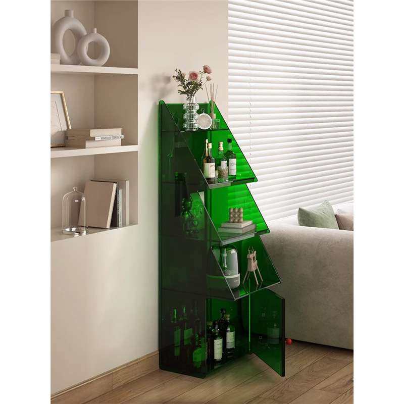 亚克力家居收纳置物架餐厅边柜卧室储物柜角落书架落地多层置物柜,淘宝优惠券,粉丝福利购,淘宝优惠卷