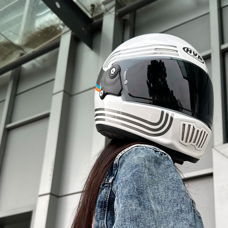 HVA retro generation full-face helmet HERO3C certification