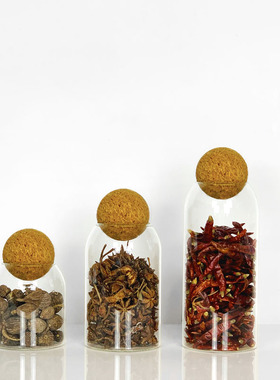 样板间厨房摆件装饰收纳罐储物罐玻璃罐样板房软装搭配饰品意式