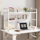 Hole board storage rack desktop bookshelf multi-layer iron art learning table storage rack computer desk grid rack desk rack desk rack