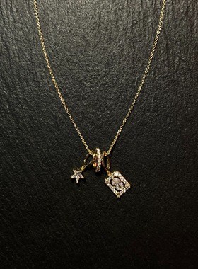 AvoStudio 中古项链-007 Nocturne 鎏金夜吟项链女生复古吊坠