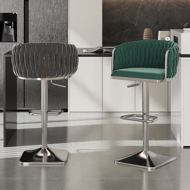 酒吧椅旋转高脚凳家用吧台椅包邮高级感吧椅前台高脚椅时尚吧台凳,淘宝优惠券,粉丝福利购,淘宝优惠卷