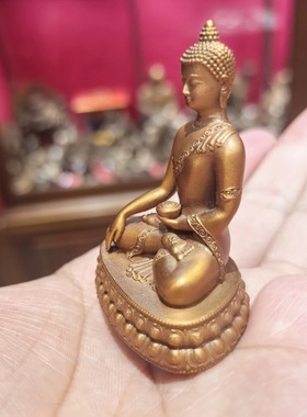 释迦牟尼/释迦牟尼佛像/悉达多/随身佛/5cm紫铜藏传密宗精品摆件