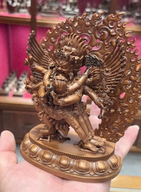 普巴金刚/普巴/金刚橛/橛金刚15cm紫铜佛像梵天藏传佛堂供奉摆件