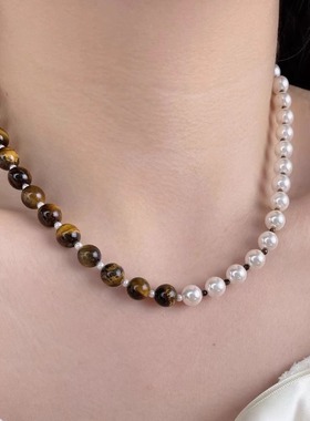 美拉德虎眼石不掉色项链