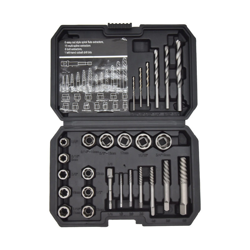 26件套螺帽螺母取出器 螺母拆装工具耐磨滑牙螺帽拆除器,淘宝优惠券,粉丝福利购,淘宝优惠卷