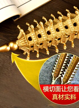 九层文昌塔纯铜13层十三层摆件家居客厅书房书桌9层办公室工艺品