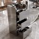 Internet celebrity hair salon tool cabinet hair salon barber shop stainless F steel multi-layer storage cabinet haircut without installation