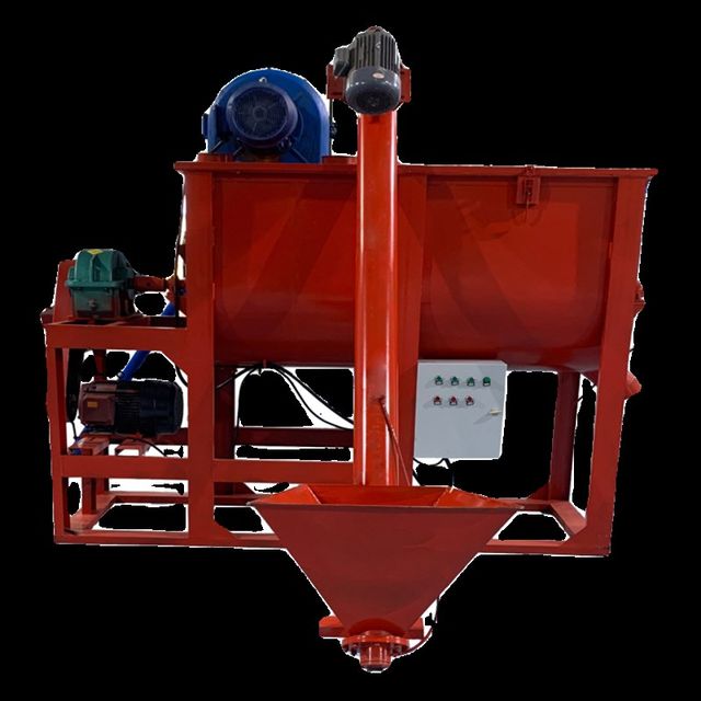 Multifunctional horizontal feed mixer mixed farm wet and dry plastic pellet crusher