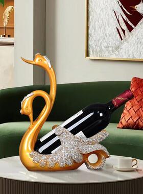 速发摆档轻酒创意家居客厅装饰工艺礼品高饰奢柜红酒架摆件卧室结