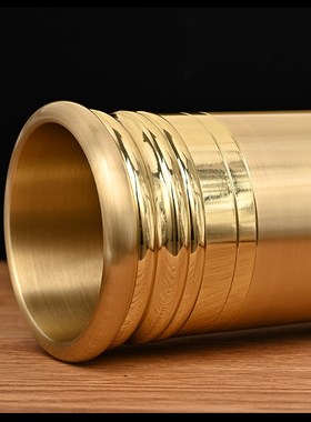 速发纯铜佛香莲花装插筒储香筒佛前字香线香筒观音菩萨家用佛具品