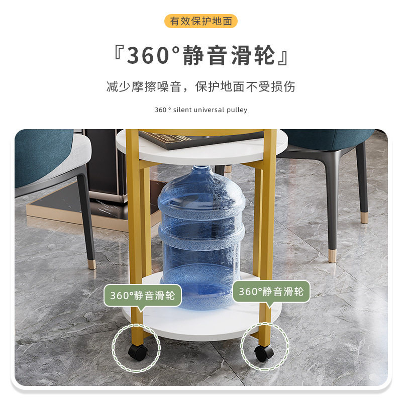 Mobile tea cabinet, small tea table, side cabinet, tea table, kettle, integrated office sofa, side table, tea set storage rack