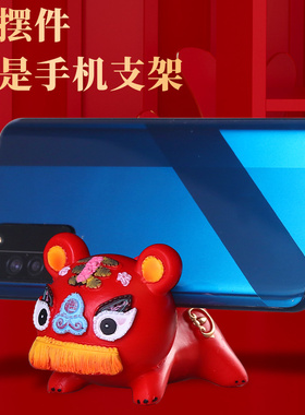 现货速发老虎可爱摆件虎年装饰桌面创意本命年老虎汽车摆件