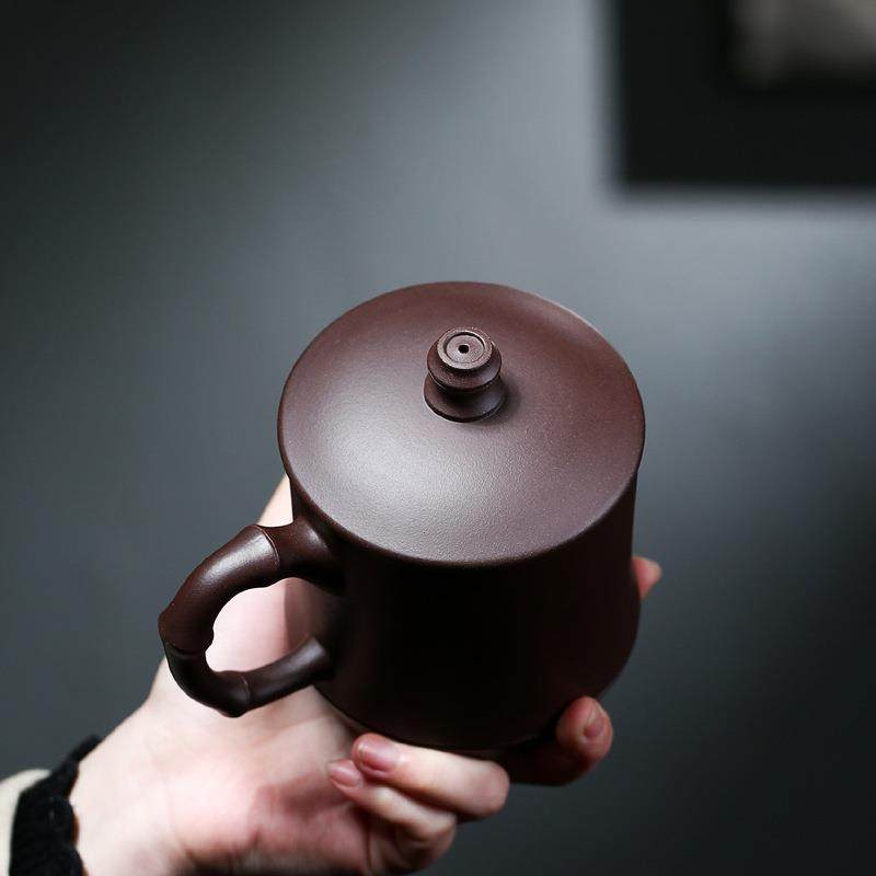 一件起批宜兴原矿紫泥紫砂盖杯手工制作舍得茶杯大容量泡茶杯子,淘宝优惠券,粉丝福利购,淘宝优惠卷