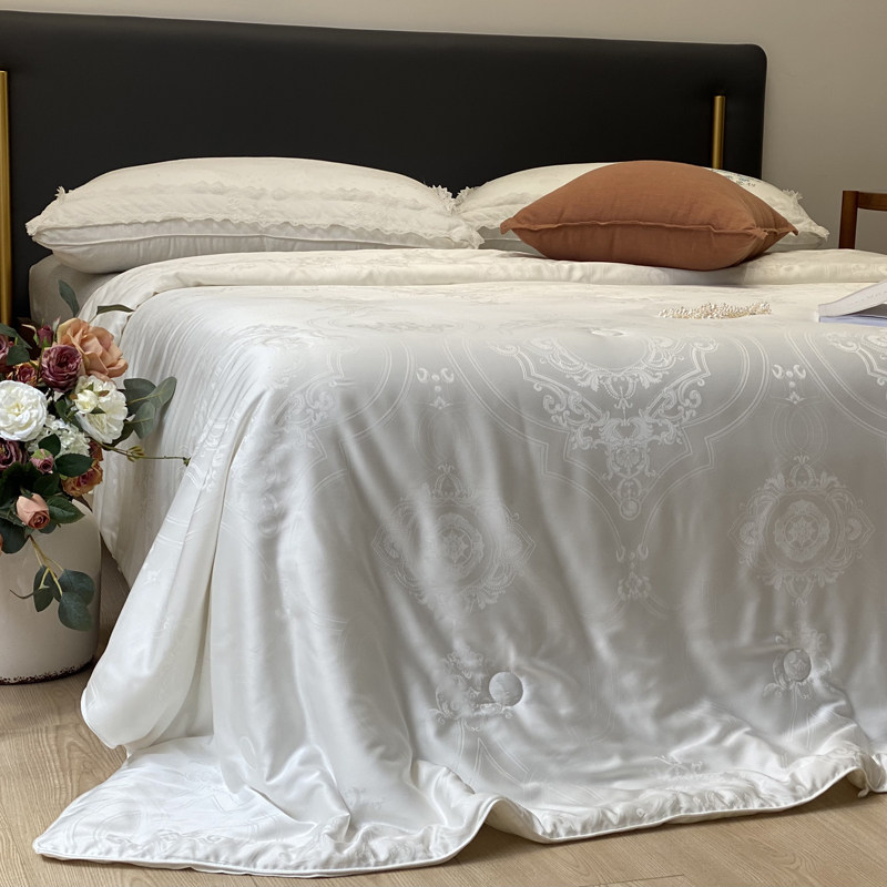 高端抗菌60支大提花蚕丝雪绒夏被芯薄款柔软亲肤细腻空调被芯被子,淘宝优惠券,粉丝福利购,淘宝优惠卷