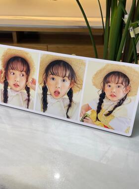 三联组合创意照片宫格摆台定制照片冲印加相框摆件宝宝照满月照