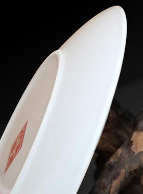 景德镇陶瓷器八卦图装饰盘现代家居挂盘子博古架办公室摆设工艺品