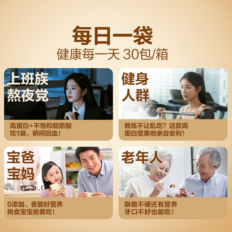 央妈推荐!每日坚果独立小包装0添加纯坚果孕妇儿童零食官方旗舰店,淘宝优惠券,粉丝福利购,淘宝优惠卷