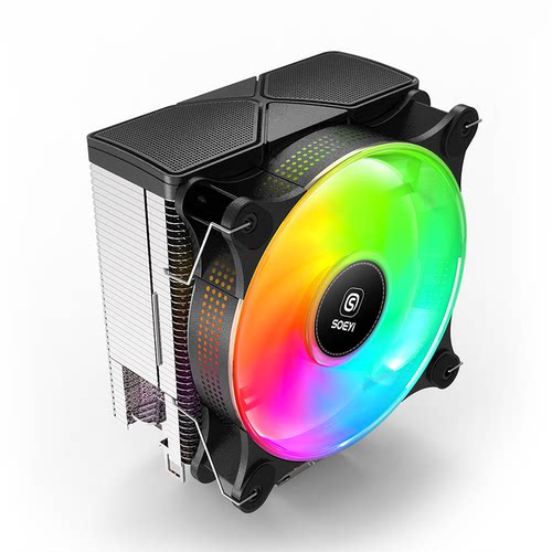 硕一 421A cpu散热器1700电脑台式机AM5静音ARGB风扇115X 1366 - 图3