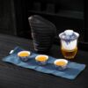 Sufa high-end outdoor travel portable travel tea set home business trip hotel ceramic teapot tea cup fast