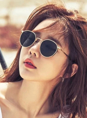 速发白敬亭男镜年潮复古小圆框太2021墨新款大脸