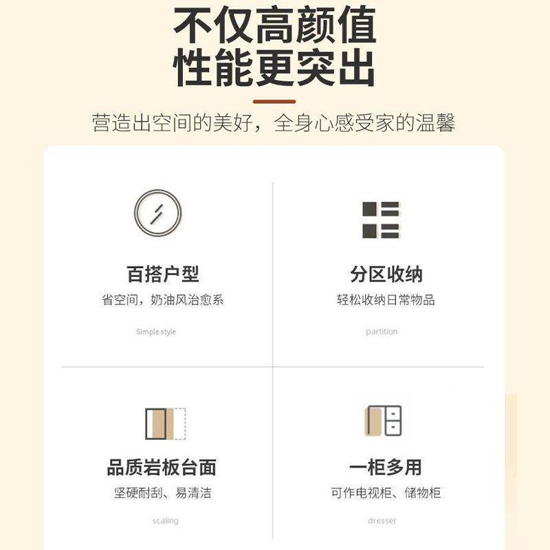 电视柜板斗柜WHN五斗柜实木斗柜岩实木抽屉式柜收纳柜卧室客厅卧 - 图2