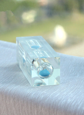 速发不易碎耐摔水晶0秒玩计1分钟漏时器儿童礼物创意沙具60秒倒计