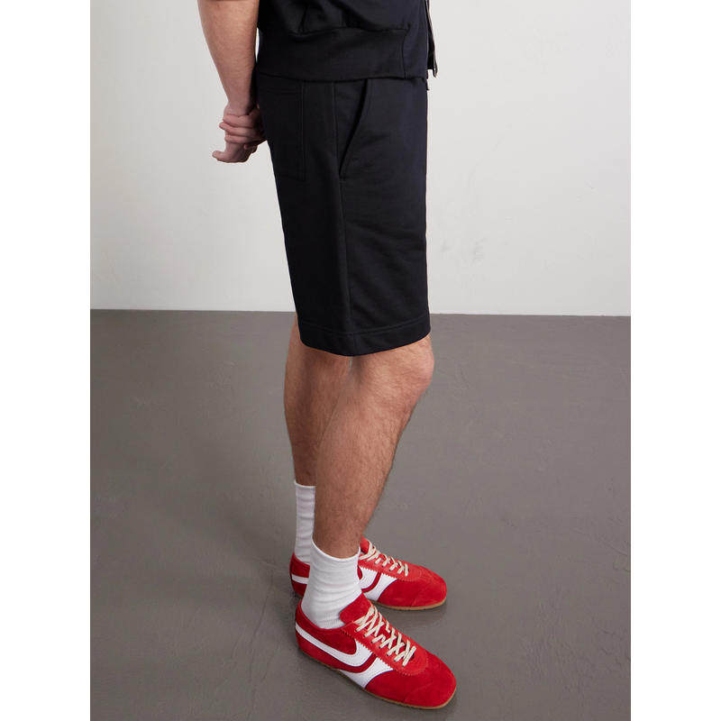 Dries Van Noten 男士 SS26 短裤 直筒棉针织抽绳短裤,淘宝优惠券,粉丝福利购,淘宝优惠卷