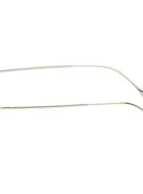 Gucci古驰男士 太阳镜 金色 Light Banana Squared Metal 太阳镜