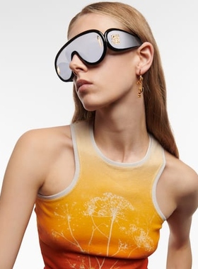 Loewe罗意威 女款Paula's Ibiza 波浪纹面具太阳眼镜 迷衣时尚