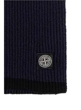 Stone Island 石头岛 男士 SS26 围巾 Stone Island 徽标拼贴