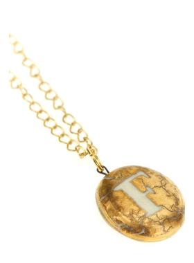 VETROFUSO 女士 SS26 项链/吊坠 'F' 项链