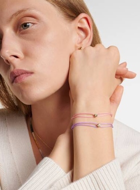 OCTAVIA ELIZABETH 女款Parachute Gem 嵌套18K金钻石手链 迷衣时