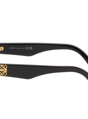 Loewe 女士 太阳镜 黑色 Anagram 眼镜