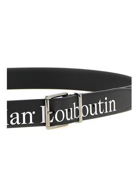 Christian Louboutin 路铂廷 男士 FW26 腰带 黑色皮带