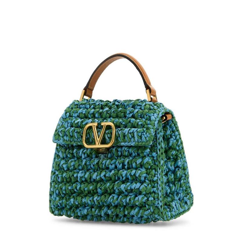 Valentino 女士 SS25 托特包 VLogo 飾牌迷你手提包 - 图1