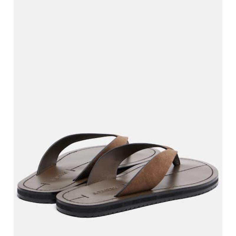 A EMERY 女士 凉拖 花朵绒面革人字拖,淘宝优惠券,粉丝福利购,淘宝优惠卷