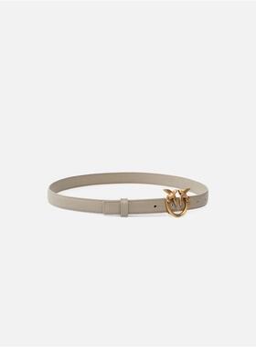 Pinko 品高 女士 SS26 腰带 Love Birds thin leather belt 2cm