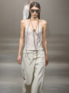 【早秋新品】MM6 Maison Margiela马吉拉 女款灰色醋纤太阳眼镜