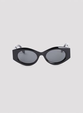Alaïa 阿莱亚 女士 SS25 太阳镜 黑色再生醋纤太阳眼镜