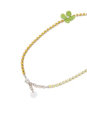 Marni 玛尼 女士 SS26 项链/吊坠 TWO-TONE BIJOUX 镀银莱茵石