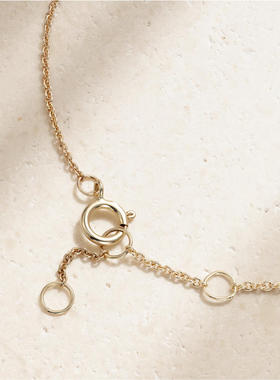 STONE AND STRAND 女士 CO 手镯 Twine 闪光10克拉金色钻石手链