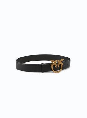 Pinko 品高 女士 SS26 腰带 Love Birds high leather belt 4cm