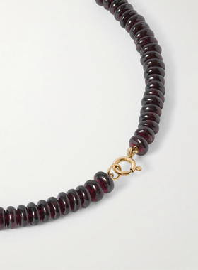 Loren Stewart 女士 FW25 项链/吊坠 鲜红色金,暗红色珍珠项链