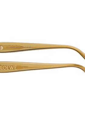 Loewe 女士 太阳镜 绿色 Swan Slim 太阳镜