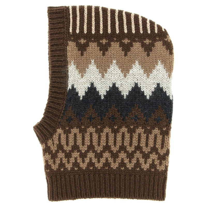 Brunello Cucinelli 女款'Fair Isle' 亮片精饰羊绒围脖 迷衣时尚 - 图2