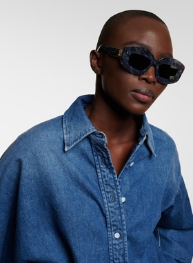 Loewe罗意威 女款Anagram 超大款太阳眼镜 迷衣时尚