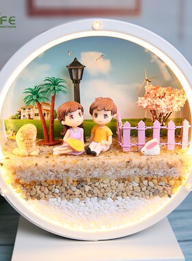 订新婚礼物送闺蜜新人姐妹高级高档送女友老婆生日实用灯摆件装饰